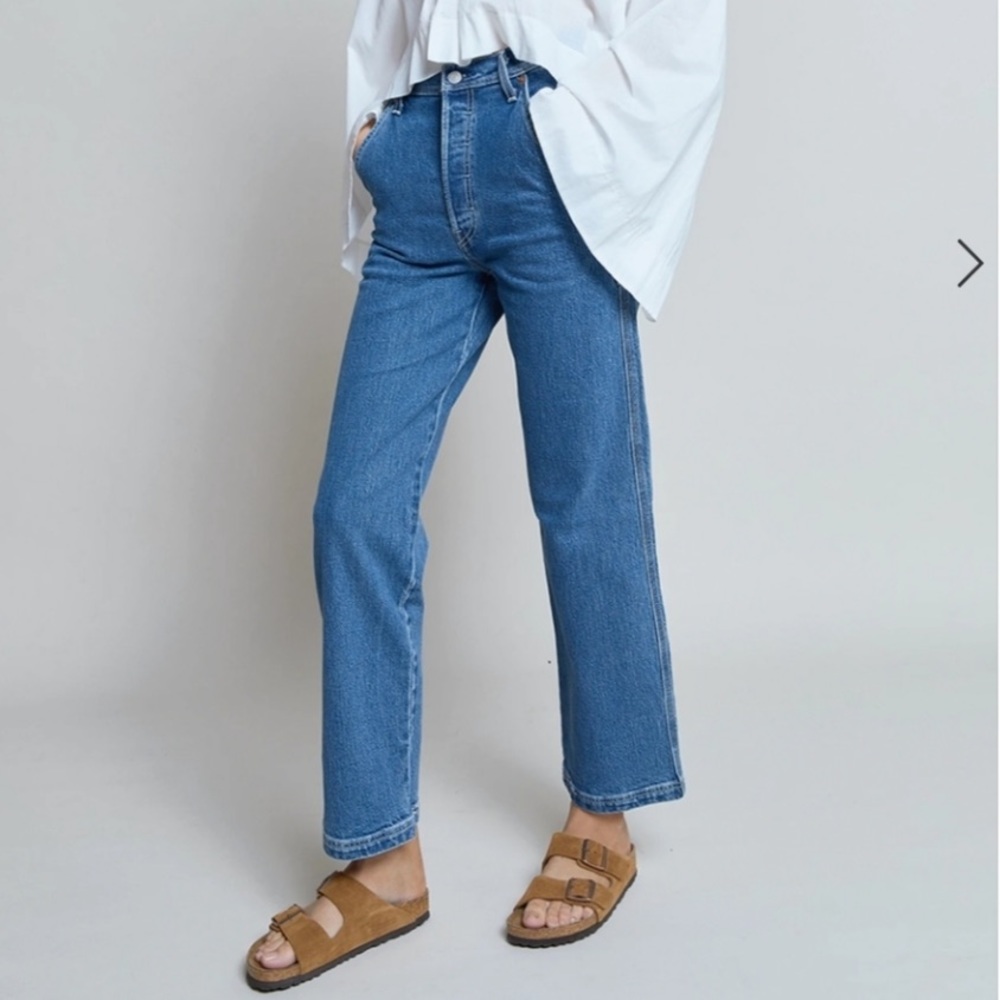 LEVIS Ribcage straight utility high rise carpenter jeans women’s 25